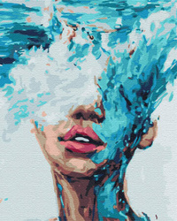 Das stille Wasser überflutet die Ufer Malen Nach Zahlen