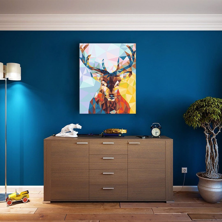 Bunter Hirsch (einfach) Malen Nach Zahlen