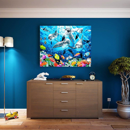 Unterwasserwelt 30x40cm Malen nach Zahlen