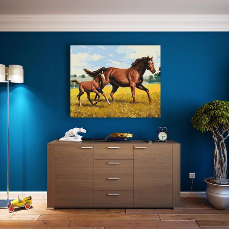 Familiengalopp Malen Nach Zahlen