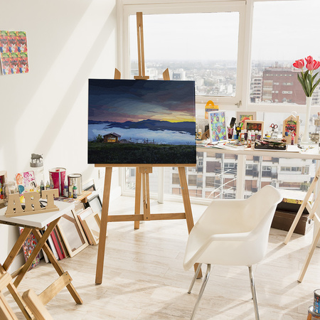 Einsamkeit zwischen den Wolken Malen Nach Zahlen