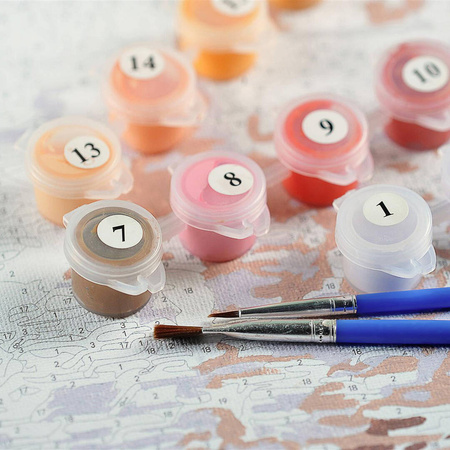 Feuerpferd Malen nach Zahlen