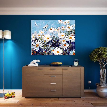 Gänseblümchen auf dem Feld Malen Nach Zahlen