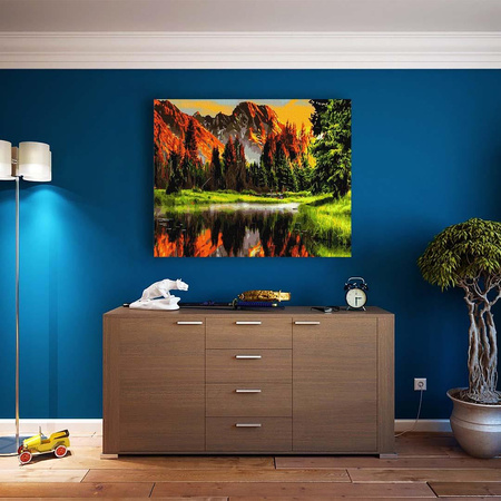 Berglandschaft 50x65 cm Malen nach Zahlen