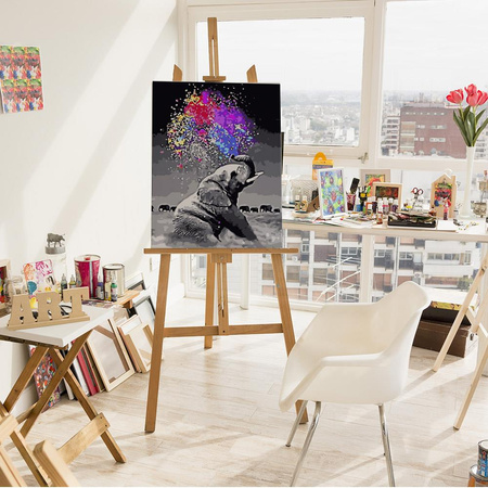 Elefant Malen nach Zahlen