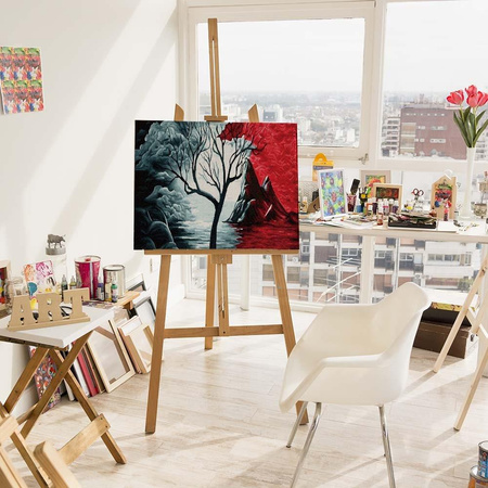 Einsamer Baum Malen nach Zahlen