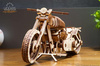 Motorrad VM-02. Mechanisches Modell zum Zusammenklappen