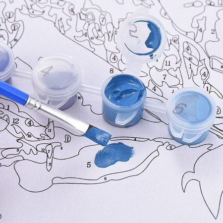 Unterwasserwelt Malen nach Zahlen