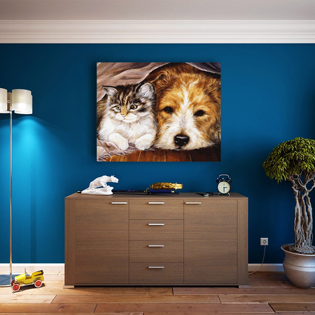 Geheimer Schutzraum der Freundschaft Malen Nach Zahlen