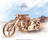 Motorrad VM-02. Mechanisches Modell zum Zusammenklappen