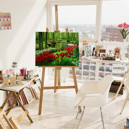 Rote Tulpen 40x30cm Diamantmalerei Mosaik