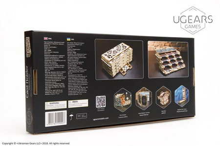 Kartenbox mechanisches Gerät für Brettspiele