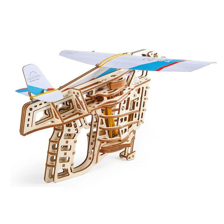 Flugzeugwerfer Mechanisches Modell, das zusammengebaut werden soll