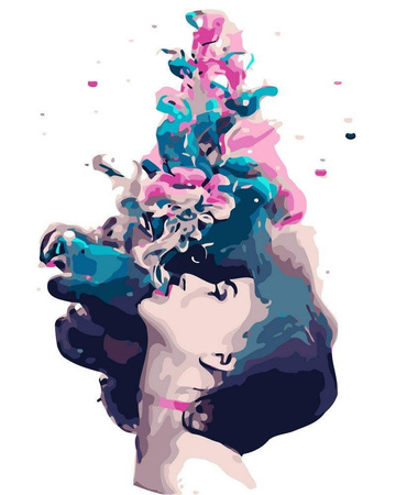 Bunter Rauch Malen nach Zahlen