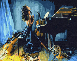 Die Energie der Musik Malen nach Zahlen
