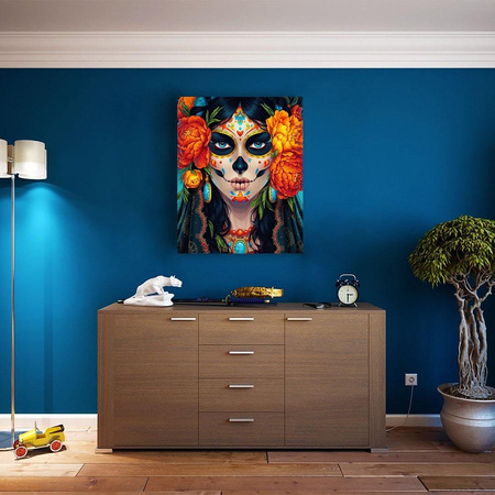 Mexiko in ihren Augen Malen nach Zahlen ohne Rahmen