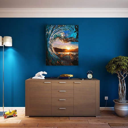 Sonnenuntergang am Meer Malen Nach Zahlen