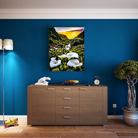 Lilien Malen nach Zahlen