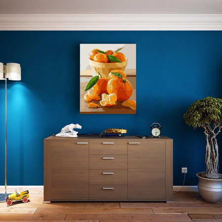 Mandarinen Malen nach Zahlen