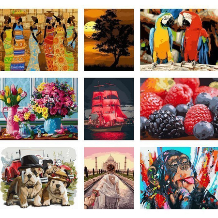 Forest River 50x65 cm Malen nach Zahlen