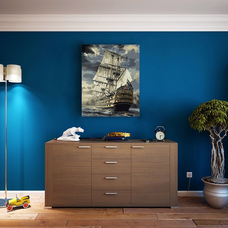 5D Segelschiff Diamond Mosaic 40x50 cm