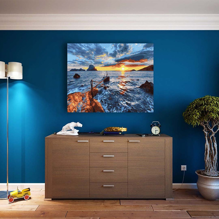 Sonnenuntergang am Meer Malen Nach Zahlen