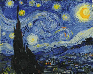 Van Gogh Sternennacht Malen Nach Zahlen