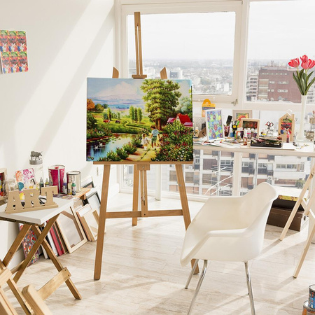 Urlaub auf dem Land 30x40cm Malen nach Zahlen