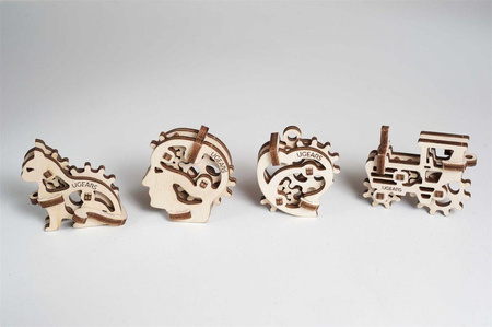 U-Fidgety Cogs mechanisches Klappspielzeug 4-tlg.