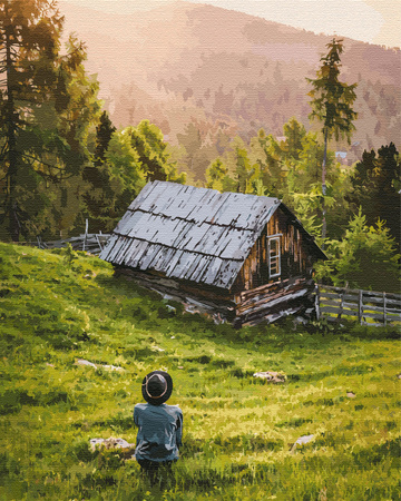 Ruhe im Herzen der Natur Malen Nach Zahlen