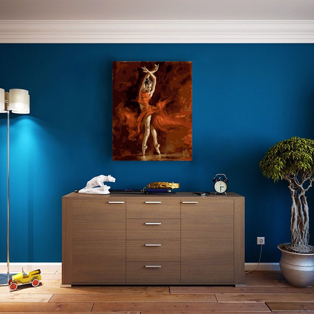 Tänzer malen nach Zahlen 65x50 cm