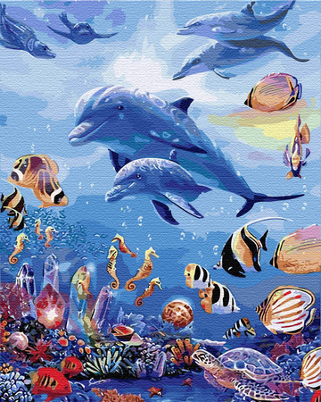 Meereswelt Malen Nach Zahlen