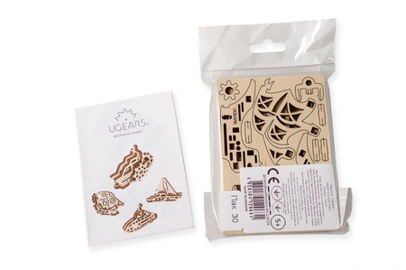 U-Fidgety Ship mechanisches Spielzeug 4-tlg.