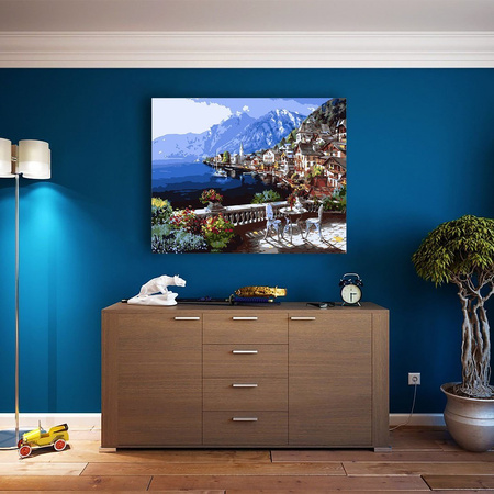 Terrasse am Meer Malen Nach Zahlen