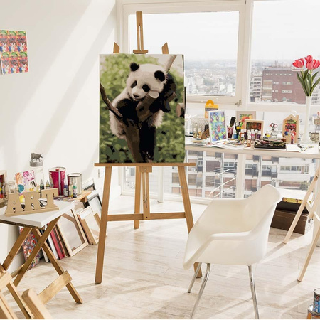 Panda Malen nach Zahlen