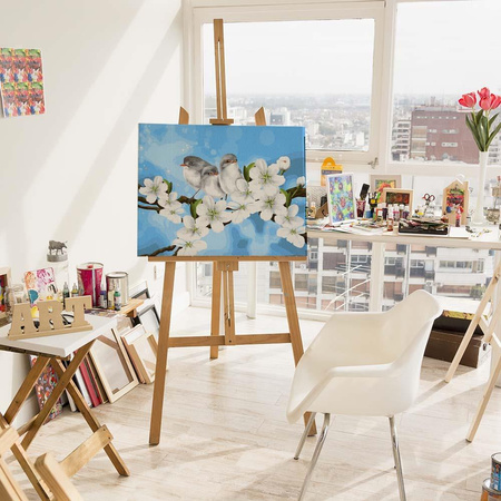 Blühender Apfelbaum Malen nach Zahlen