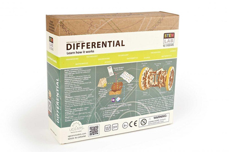 Differentialmechanismus UGEARS STEM LAB mechanisches Modell zum Falten