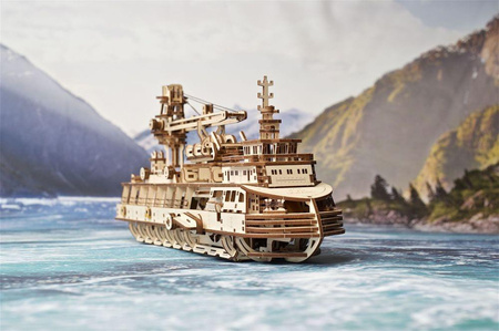 Forschungsschiff Mechanisches Modell zum Zusammenbau