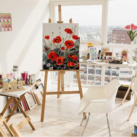 Tanzende Blumen Malen Nach Zahlen