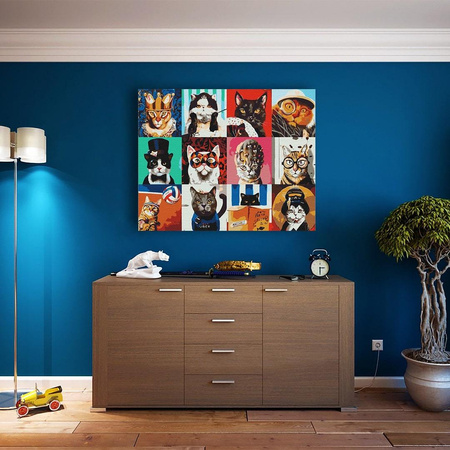 Katzencollage Malen Nach Zahlen