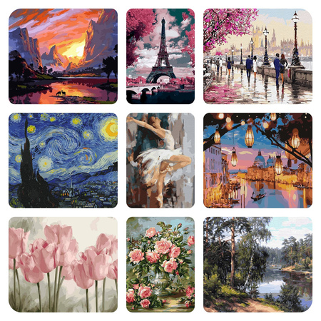 Schwertlilien. Van Gogh Malen Nach Zahlen