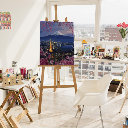 Reise durch Japan. Malen nach Zahlen