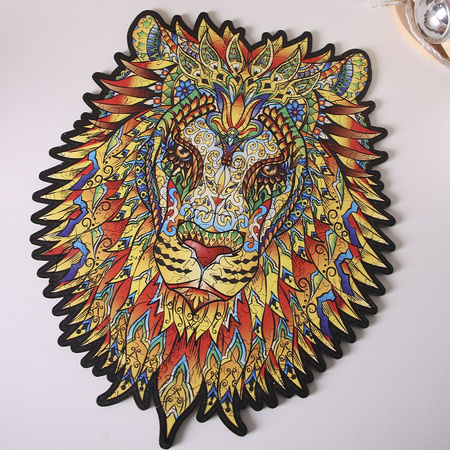 Holzpuzzle Der König der Löwen mit tierischen Elementen 191 stk. 40x24 cm