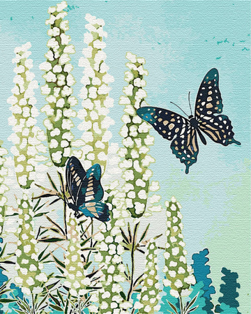 Schmetterlinge Malen Nach Zahlen