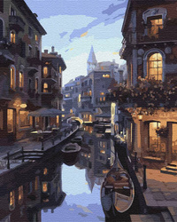 Venedig Nacht Malen nach Zahlen