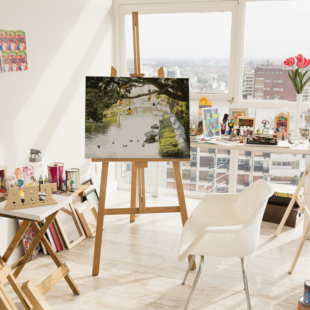 Wärme am Fluss Malen Nach Zahlen