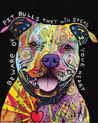 Pitbull Malen Nach Zahlen