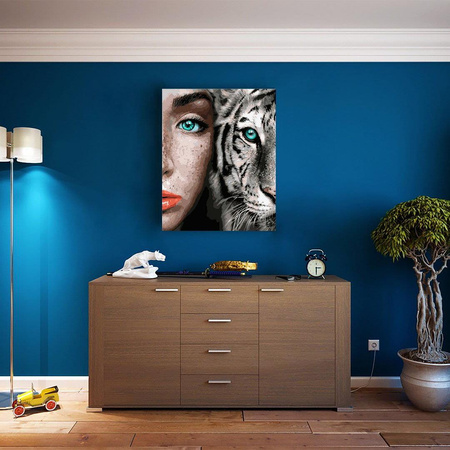 Tigerin Malen Nach Zahlen