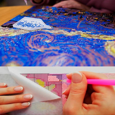 5D Bunter Löwe Diamond Mosaic 40x50 cm