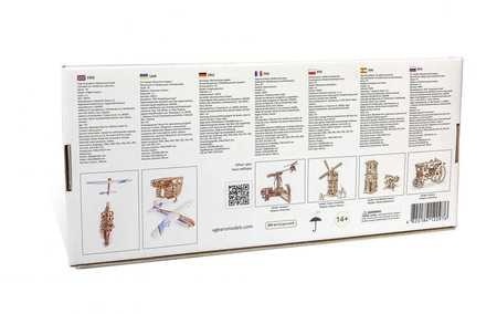 Flugzeugwerfer Mechanisches Modell, das zusammengebaut werden soll